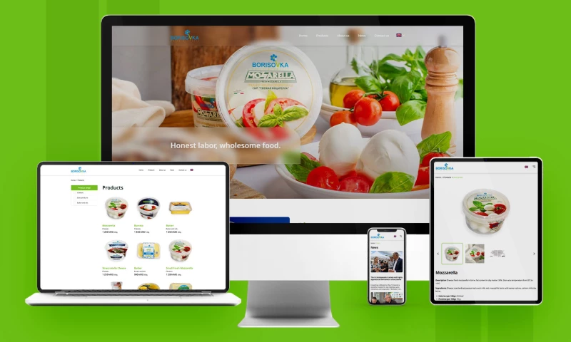 Astudio IT Company - Food Product Catalog Website Development