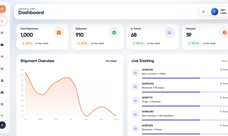 Asynk - Logistics CRM for Operations and Tracking