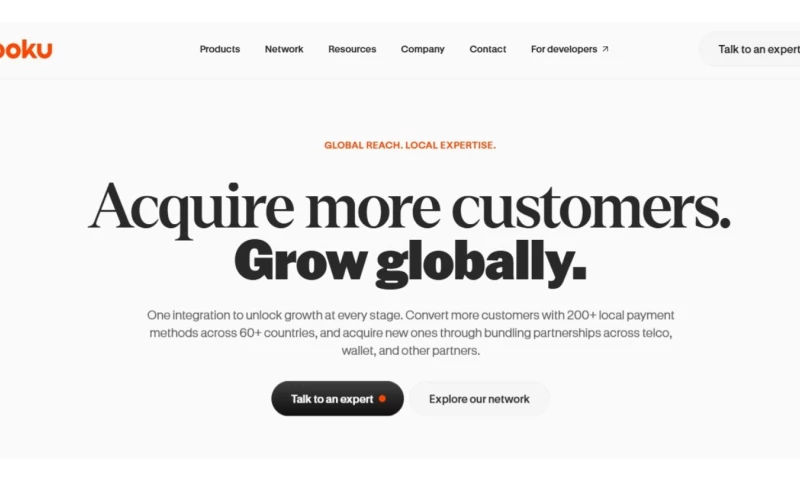 Goodface - Website design & web development for a global payment network