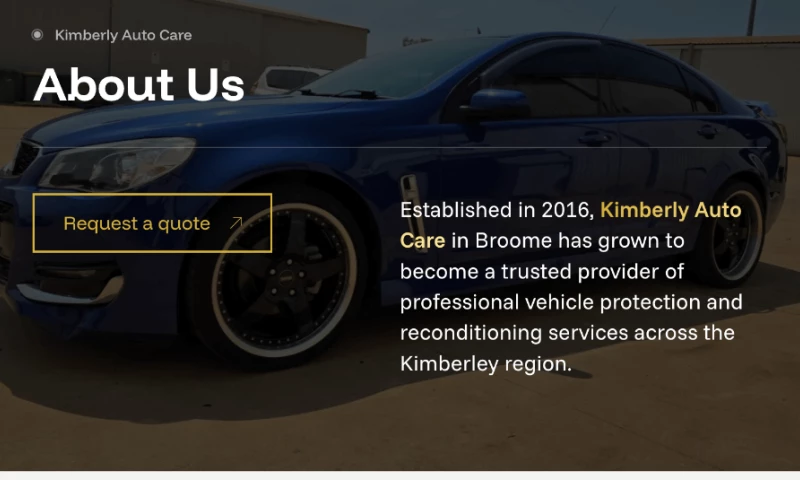 Kinski &  Bourke - Kimberly Auto Care group websites.