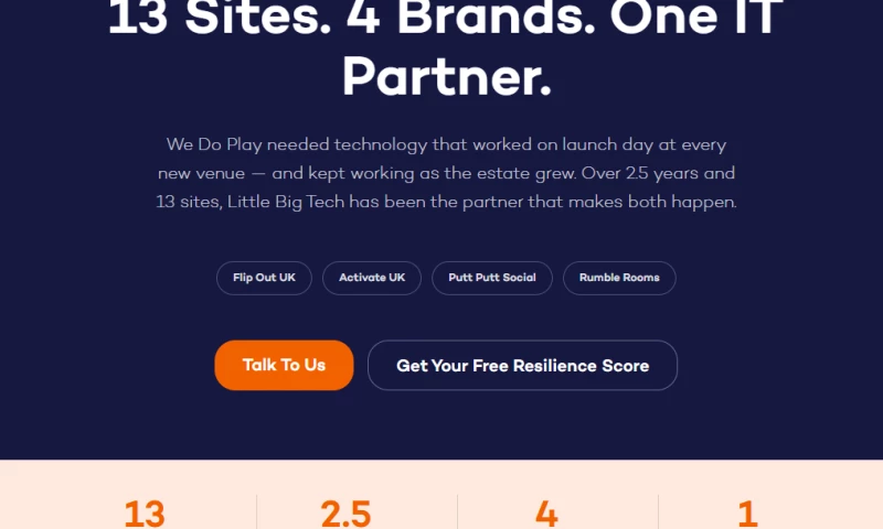 Little Big Tech - 13 Sites. 4 Brands. One IT Partner.