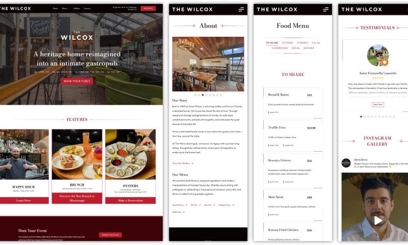 Triple Dub Media Inc - The Wilcox Website Revamp