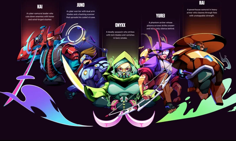 Orbix Studio - Ronin Neon Cyberpunk Character Design