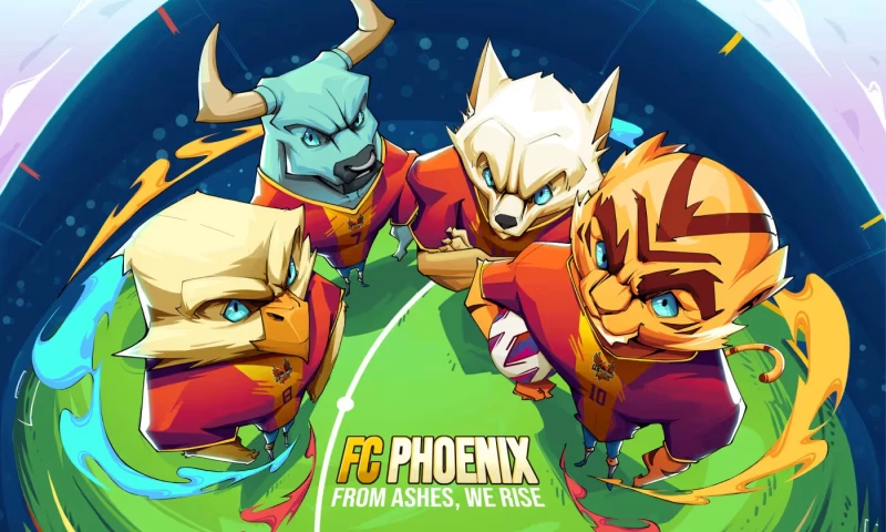 Orbix Studio - FC Phoenix Champions of the Flames (Sports Character Illustration)