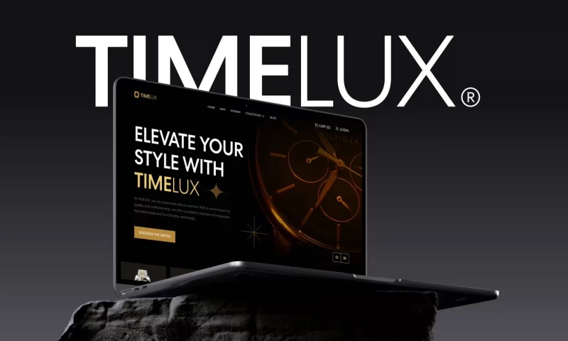 Orbix Studio - TIMELUX Luxury Watch E-commerce Redesign