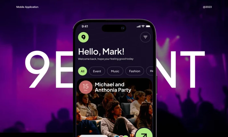 Orbix Studio - 9Events Event Booking App Design