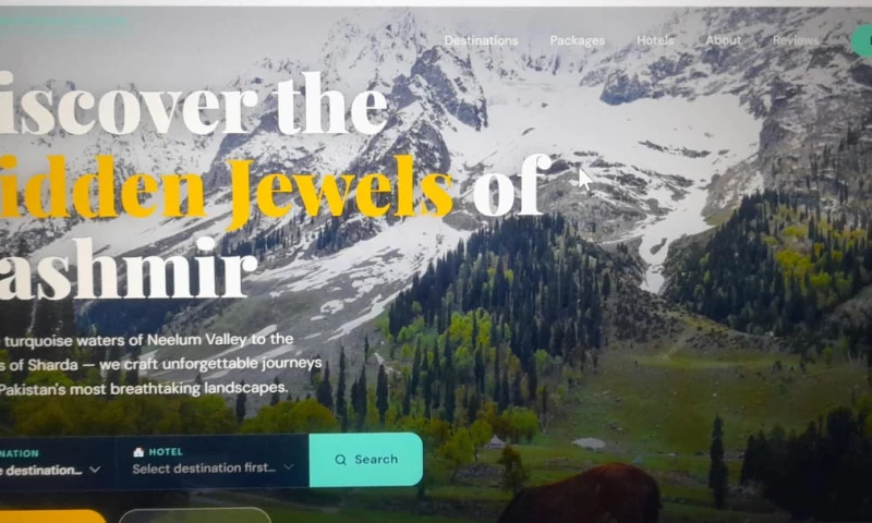 SQ Tech Partners - Truism website for Kashmir travel agency