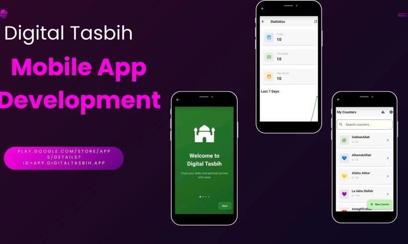 SQ Tech Partners - Digital Tasbih Mobile App