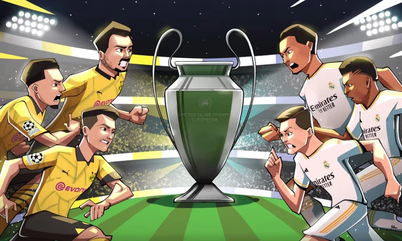 Orbix Studio - Champions League 2024 Football Illustration Series
