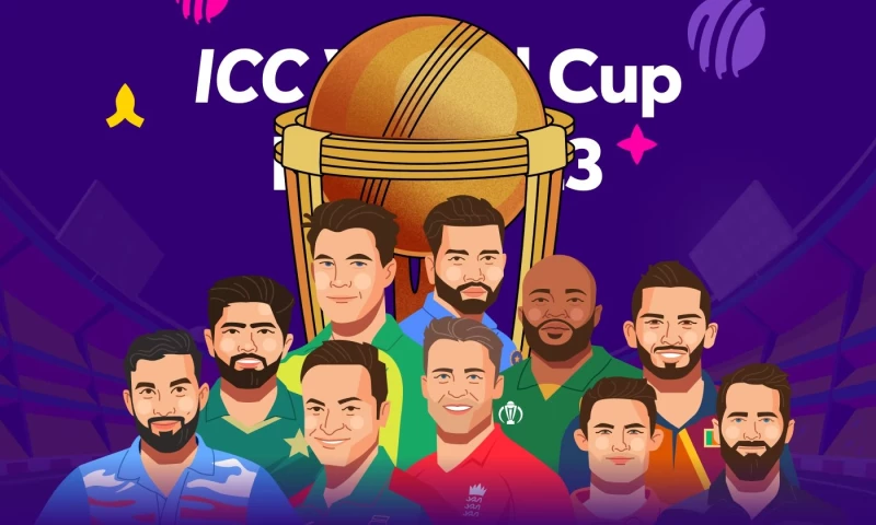 Orbix Studio - ICC World Cup 2023 Cricket Illustration Series