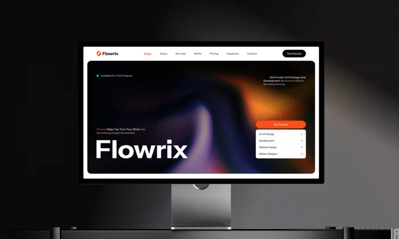Orbix Studio - Flowrix Personal Finance Platform Redesign