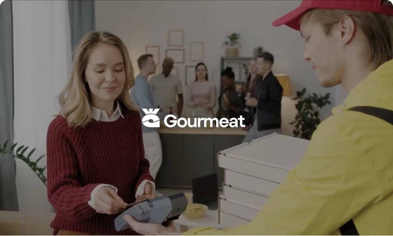 Orbix Studio - Gourmeat Food Delivery App Design