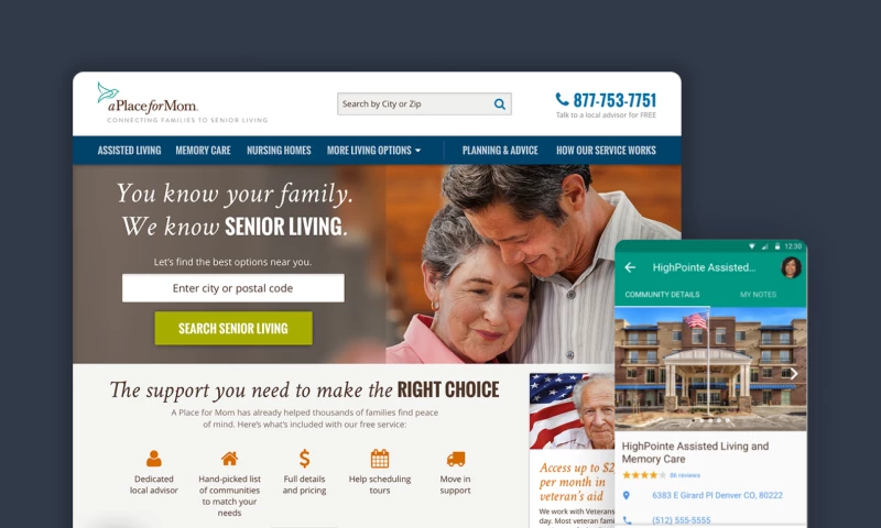 Slide UX - Helping Families Find the Right Home for Senior Loved Ones