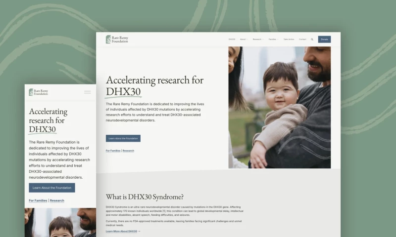 Slide UX - Giving an Ultra-Rare Disease a Credible Home on the Web