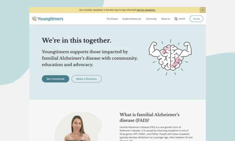 Slide UX - A Digital Home for the Familial Alzheimer's Community