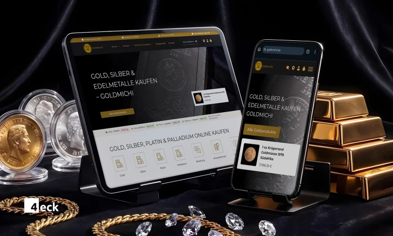 4eck Media - WooCommerce Precious-Metals Shop for Goldmichi