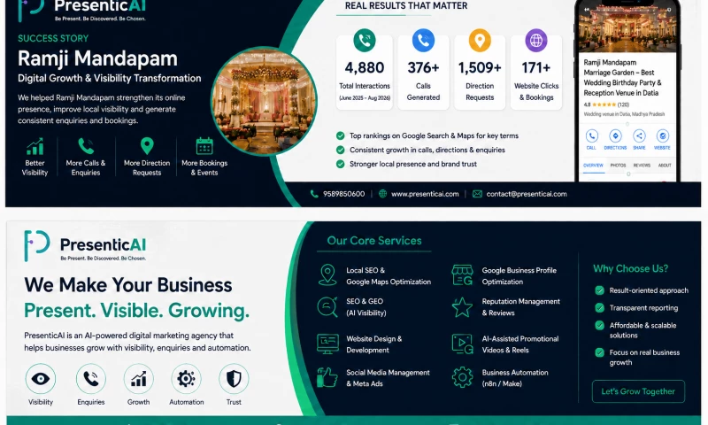 PresenticAI - Ramji Mandapam Local SEO & Google Maps Growth