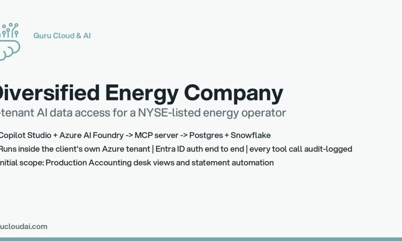 Guru Cloud & AI - Diversified Energy Company: in-tenant AI data access