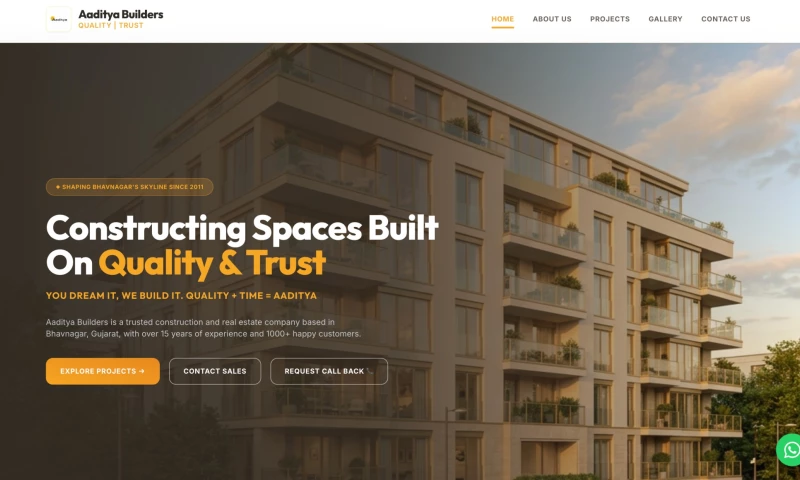DZ Infotech - Aaditya Builders
