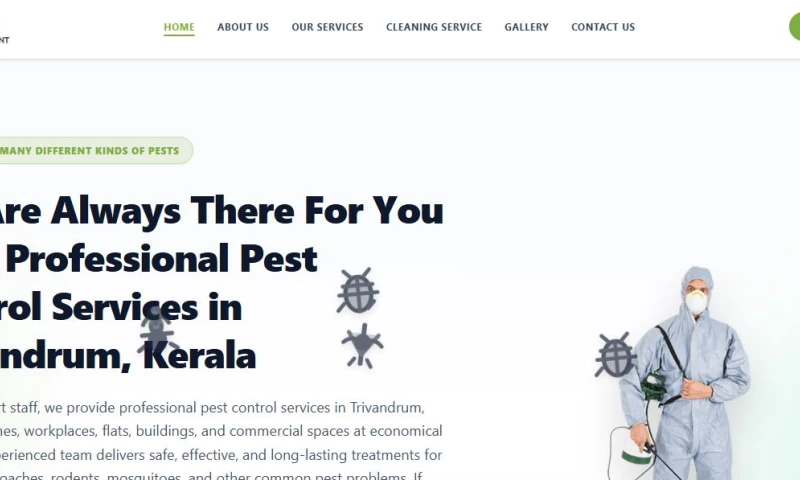 Webplinth Software Solutions - Asian Pest and Cleaning Management