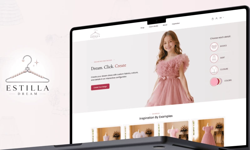 Snotor - Estilla Dream - Shopify Store & Dress Configurator