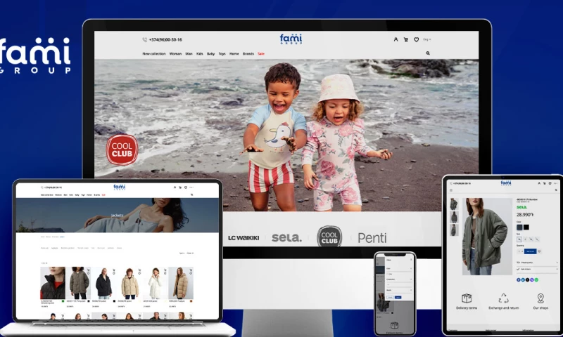 Astudio IT Company - E-Commerce Website Development for Fami Group