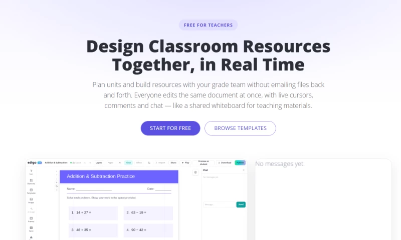 Webisoft - EdTech Design & Marketplace Platform for Edigo