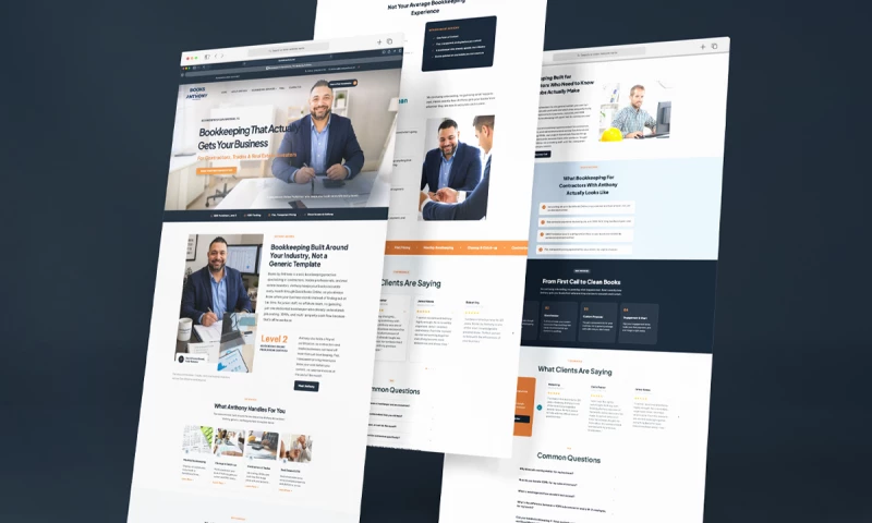 FOG Digital Marketing - Website design for Books By Anthony