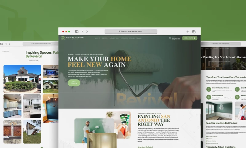 FOG Digital Marketing - Website and SEO for Revival Painting