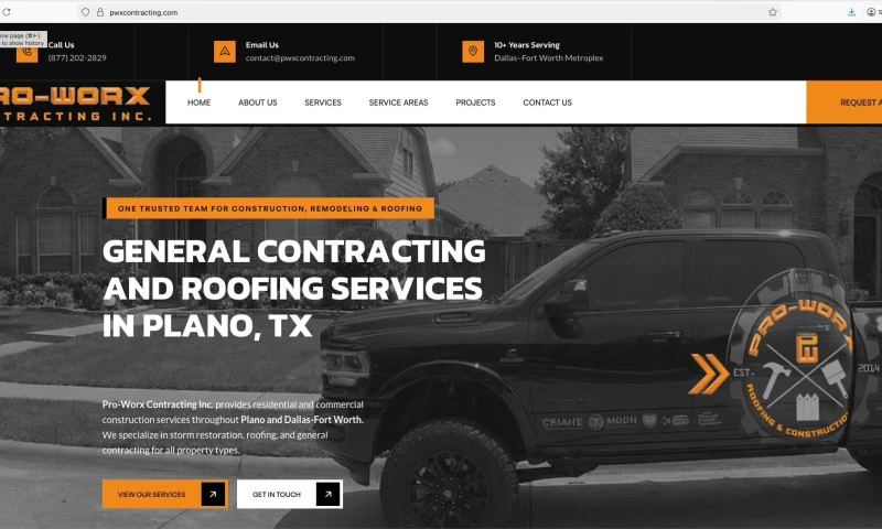 FOG Digital Marketing - Website and SEO for Pro-Worx Contracting