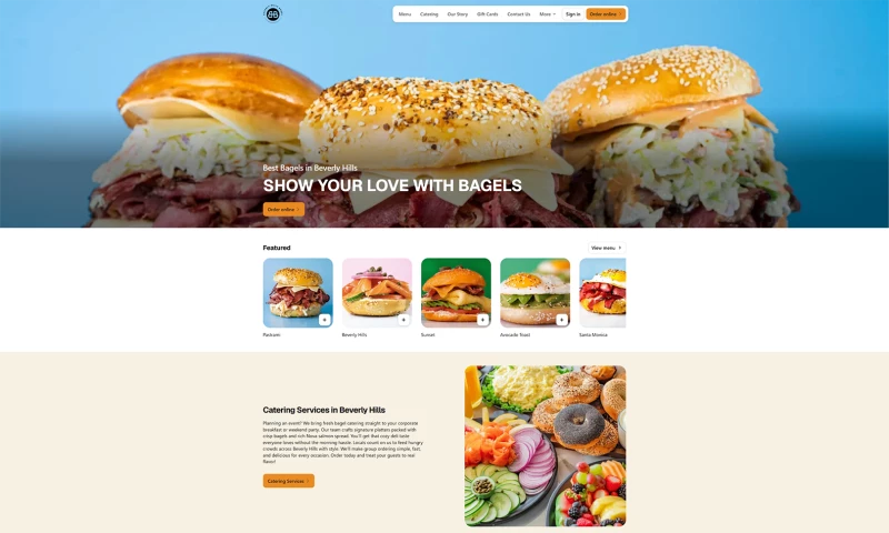 Los Angeles SEO Inc - Beverly Hills Bagel Local SEO & Google Maps Growth