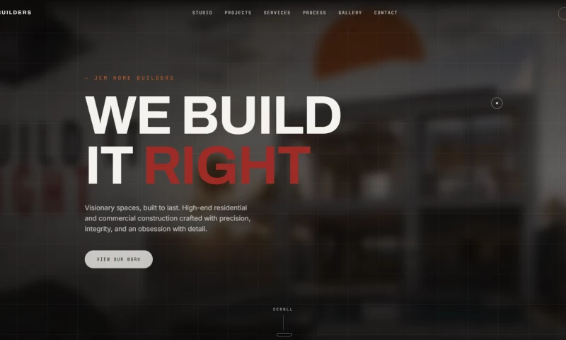 Aequora Digital - JCM Builder Website