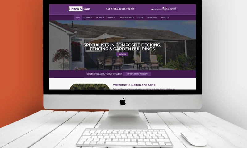 Andy Morley SEO - Dalton and Sons - Wordpress Site