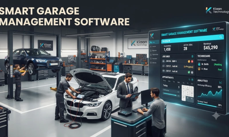 Kiaan Technology Pvt Ltd - Smart Garage Management Software | Run Your Workshop Smarter from One Powerful Platform