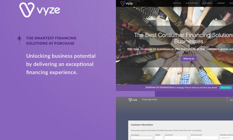 Vyze—financing platform for retailers, acquired by Mastercard