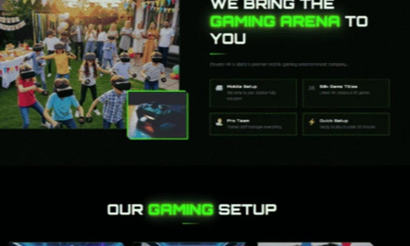 Massive Designs - Elevate VR Mobile Gaming Website