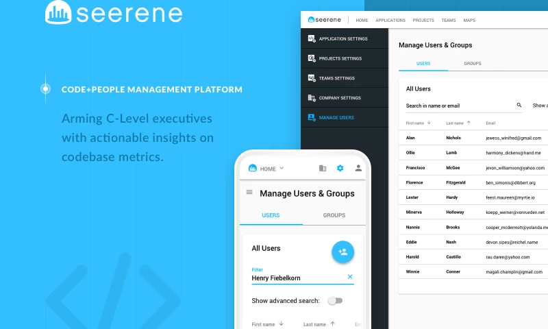 Seerene—a code and people management platform