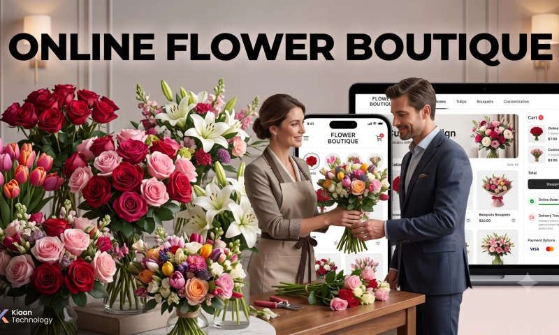 Kiaan Technology Pvt Ltd - FloraBloom Online Flower Boutique