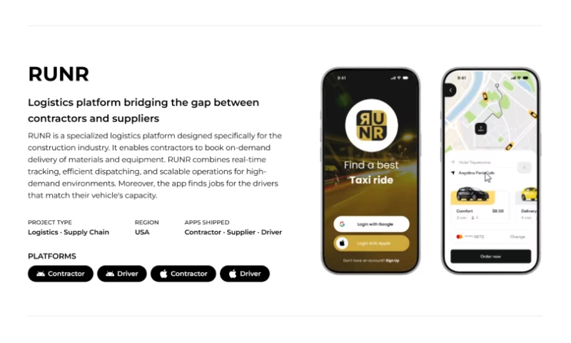 FATbit Technologies - RUNR:Logistics platform