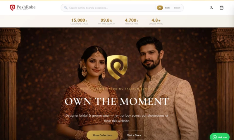FATbit Technologies - PoshRobe: Online Men's Luxury Wear Rental Platform