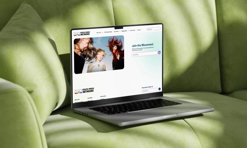 Slick Design - Developing an inclusive and accessible platform for Youth Pride Network
