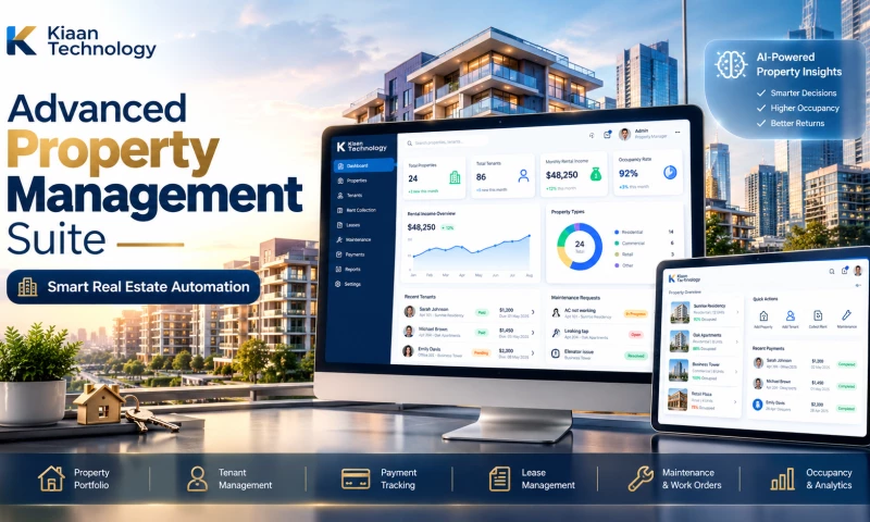 Kiaan Technology Pvt Ltd - Advanced Property Management Software | Complete Real Estate Operations & Rental Automation Suite