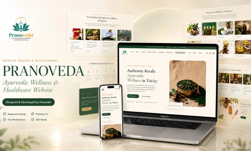 PACEWALK PRIVATE LIMITED - Pranoveda - Ayurvedic Wellness & Healthcare Website