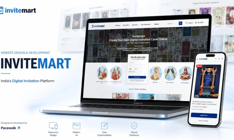 PACEWALK PRIVATE LIMITED - InviteMart - Digital Invitation eCommerce Platform