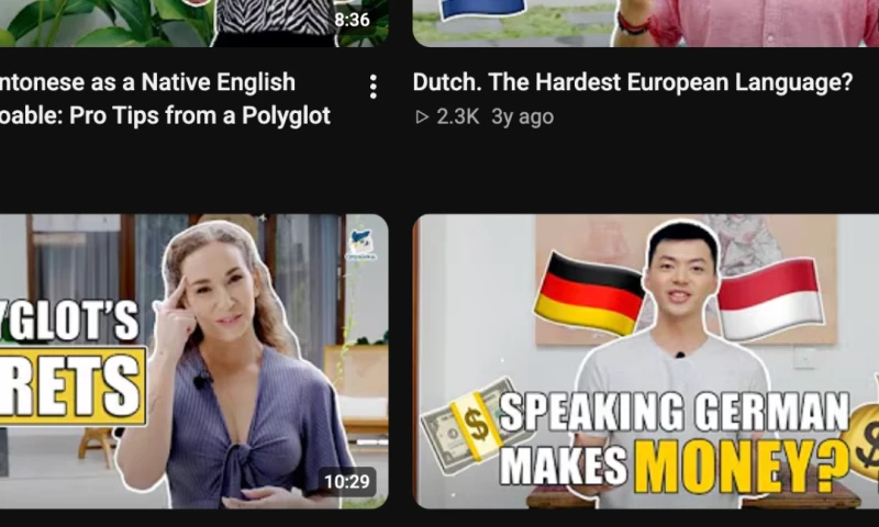 Modular Agency - Glossika: 120 Videos Across 12 Languages