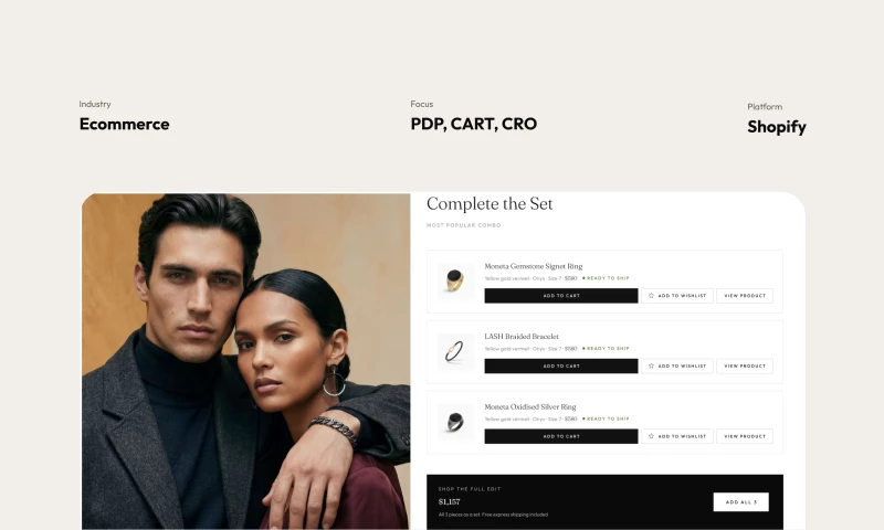 ObjectSingle Unipessoal Lda - Marco Dal Maso | Shopify PDP Redesign