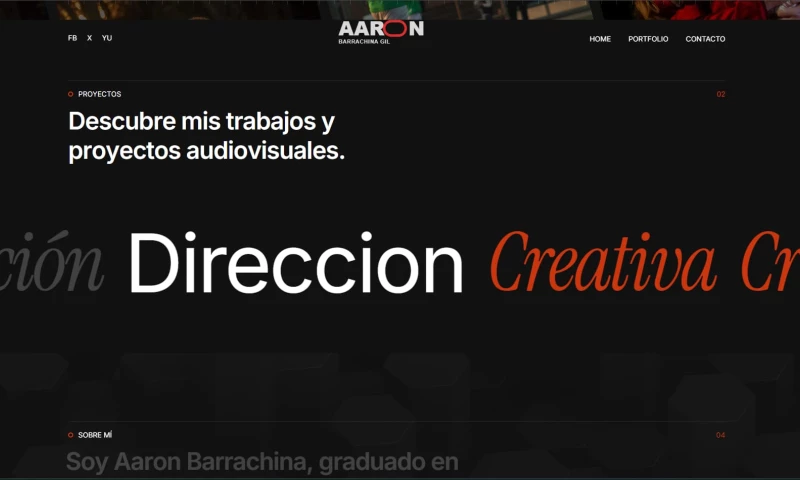 Arko Group - Aaron Barrachina Audiovisual Portfolio Website