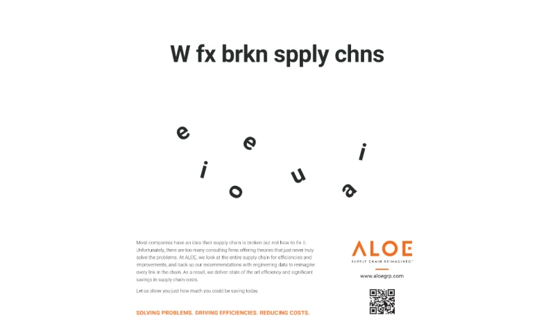 Thinkhaus Idea Factory - Aloe Group Logistics Ad Campaign