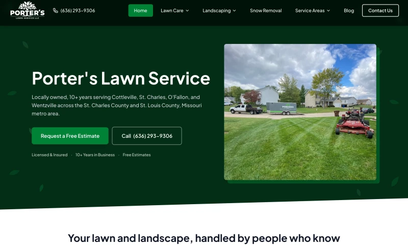 Stack Digital LLC - Porter's Lawn Service