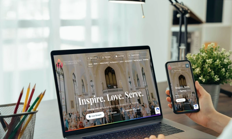 Colophon New Media - Charleston Unitarian Church